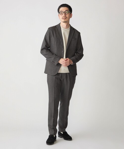 「SHIPS」 セットアップ LARGE ダークグレー メンズ