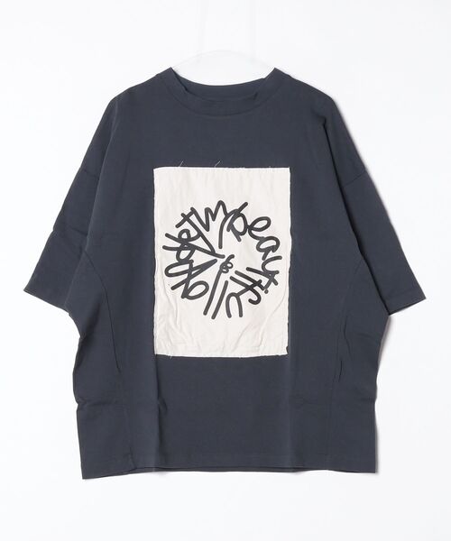 カットソー(長袖/七分) my beautiful landlet  check BIG T-shirt my beautiful landlet（マイビューティフルランドレット） tシャツ USA