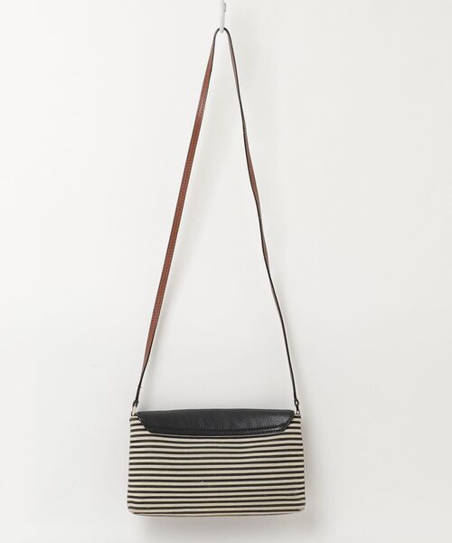 新品　kate spade new york 黒×白ボーダー ショルダーバッグ kate spade NEW YORK（ケイト・スペード ニューヨーク） ボーダー柄