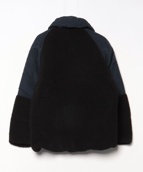 mercibeaucoup メルシーボークー ボアジャケット オシャレ牡丹 防寒 