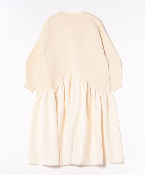 「Re.Verofonna」 ドッキングワンピース MEDIUM アイボリー レディース_画像4