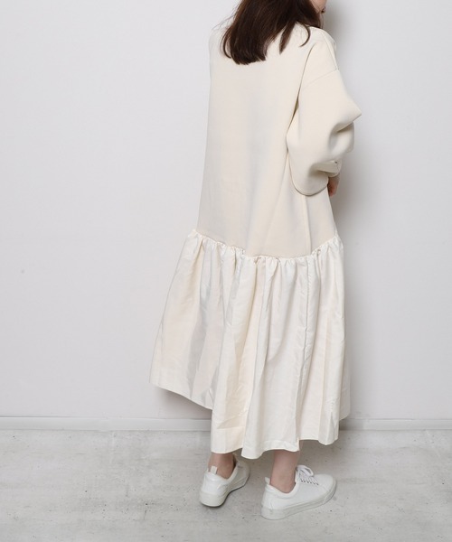 「Re.Verofonna」 ドッキングワンピース MEDIUM アイボリー レディース_画像7