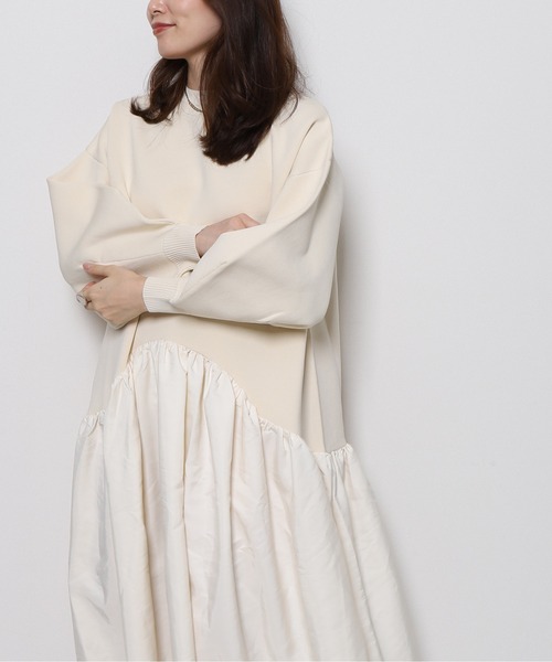 「Re.Verofonna」 ドッキングワンピース MEDIUM アイボリー レディース_画像8
