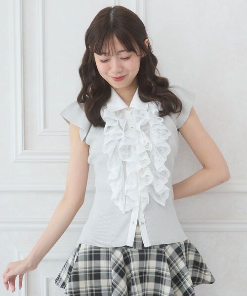 MAJESTIC LEGON（マジェスティックレゴン） ニット セーター 襟付き 