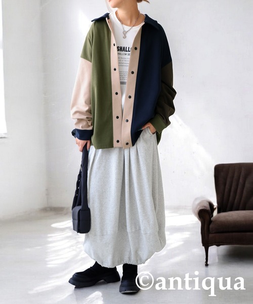 「antiqua」 ジャケット ONESIZE ブルー系その他 レディース_画像6