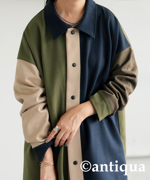 「antiqua」 ジャケット ONESIZE ブルー系その他 レディース_画像9