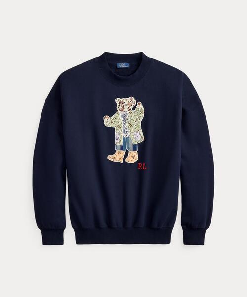 ポロ ラルフローレン ポロベア スウェット トレーナー ワッペンロゴ ネイビー POLO RALPH LAUREN（ポロ・ラルフローレン） ラルフローレン