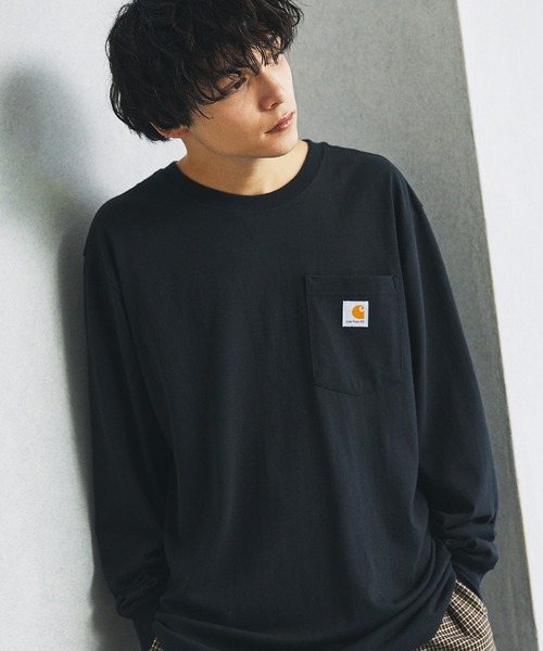 Carhartt tシャツ カーハート/ビッグサイズ ワンポイントロゴ