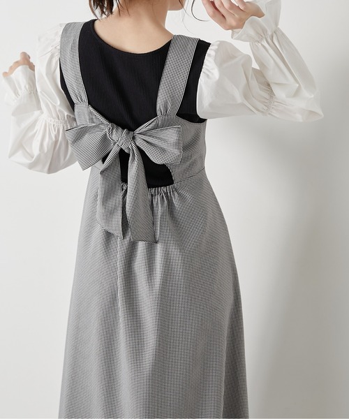 ワンピース ジャンパースカート S Mサイズ Web限定 後リボンジャンスカ Zozotown Paypayモール店 通販 Paypayモール