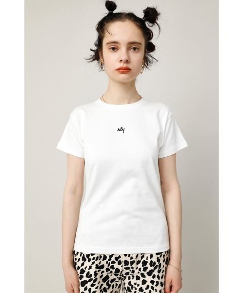 tシャツ LOGO S/S TOP レディース SLY tシャツ Tシャツ COMPACT LOGO T/SH コンパクトロゴ