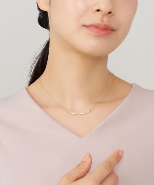 Vendome Aoyama　K18 YG ダイヤ リュール ネックレス VENDOME AOYAMA ネックレス K18YG ダイヤモンドカローラ