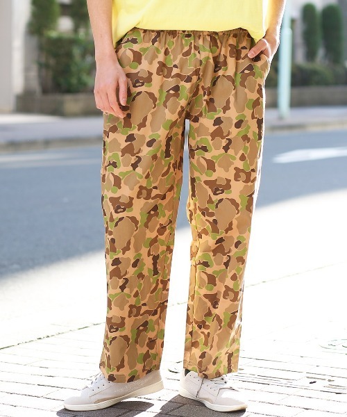 chimala チマラ　イージーパンツ　迷彩　カモフラ　M オンライン で 販売ファッション - chimala チマラ イージー