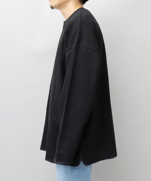 マイクローゼット  ルーズフィットサーマルカットソー UNIVERSAL OVERALL（ユニバーサルオーバーオール） tシャツ