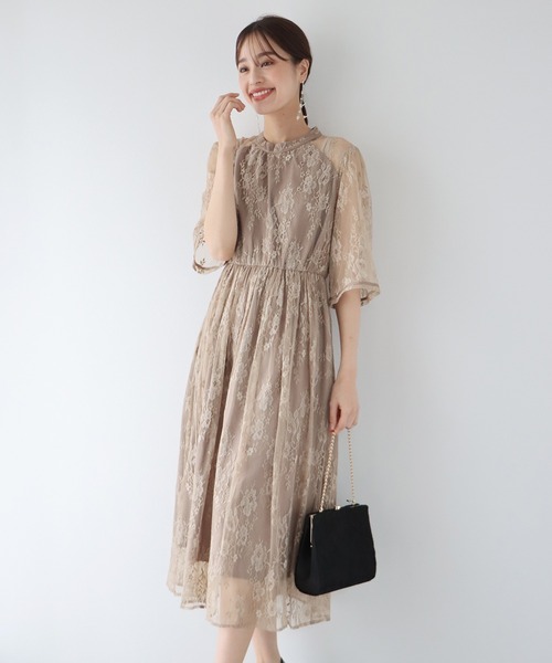 BLUEEAST クラッチバッグ パーティーバッグ 刺繍レース3way