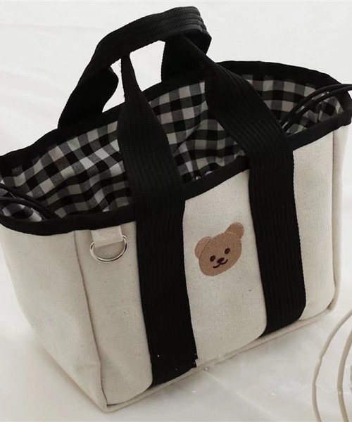 Mignonjour トートバッグ Mignonjour/くまミニトートバッグ M2187