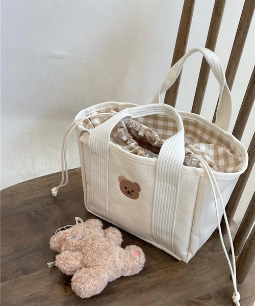 Mignonjour トートバッグ Mignonjour/くまミニトートバッグ M2187