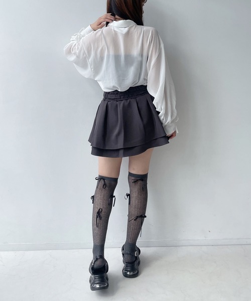 マルチサイズ ブラウス シャツ アウトポケットドロストシャツ レディース 1chaku. マルチサイズ ブラウス シャツ アウトポケットドロスト