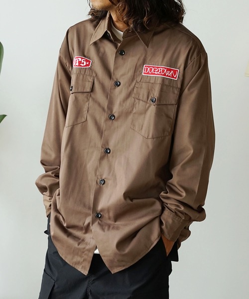 DOGTOWN シャツ DOGTOWN/ドッグタウン DST WORK SHIRT ワーク