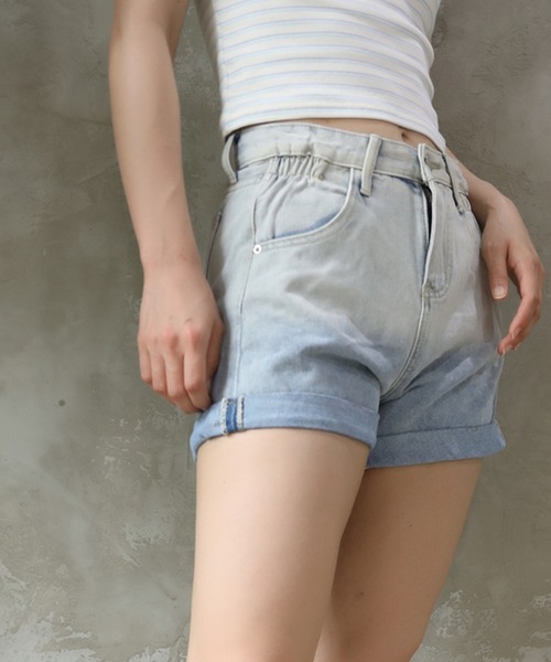 On グラデーションショートパンツ グラデーションカラーショートパンツのおすすめ人気商品一覧