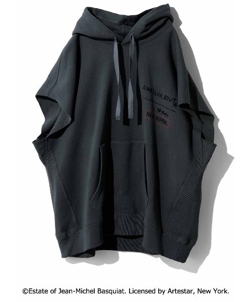 パーカー ＡＲＴ　ｍｅｅｔｓ　ＭＥＤＥ１９Ｆ　　フーディトップス「Ｊｅａｎ−Ｍｉｃｈｅｌ　Ｂａｓｑｕｉａｔ」 レディース MEDE19F パーカー ART meets MEDE19F フーディ
