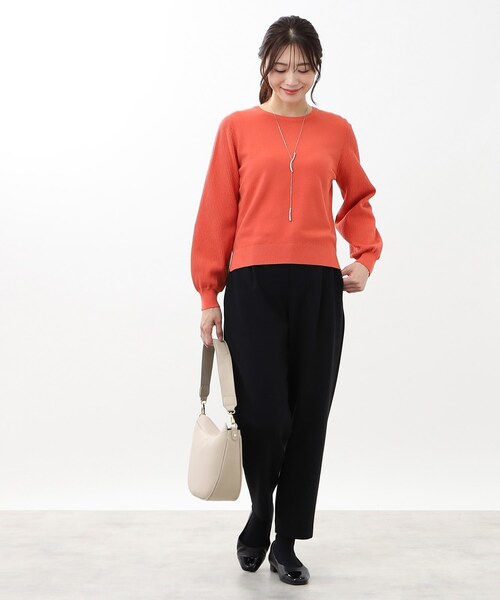 【SALE／マシンウォッシュ可】パフスリーブニット FREE'S MART ニット セーター 「洗える」マシンウォッシャブル