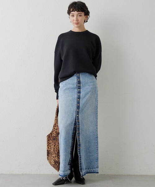 Drawing Numbers コットンカシミヤニットプルオーバー 38 グレー Drawing Numbers（ドローイングナンバーズ） ニット 「Drawing Numbers