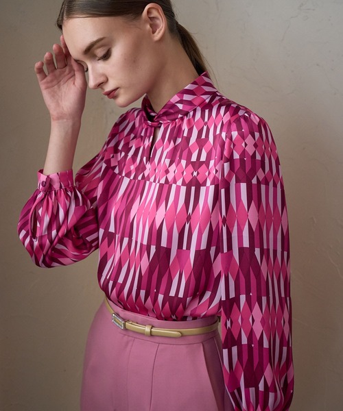 ANAYI 38アイシクルプリントカシュクールネック ブラウス 楽天市場】【SALE／30%OFF】【セットアップ対応商品】アイシクル