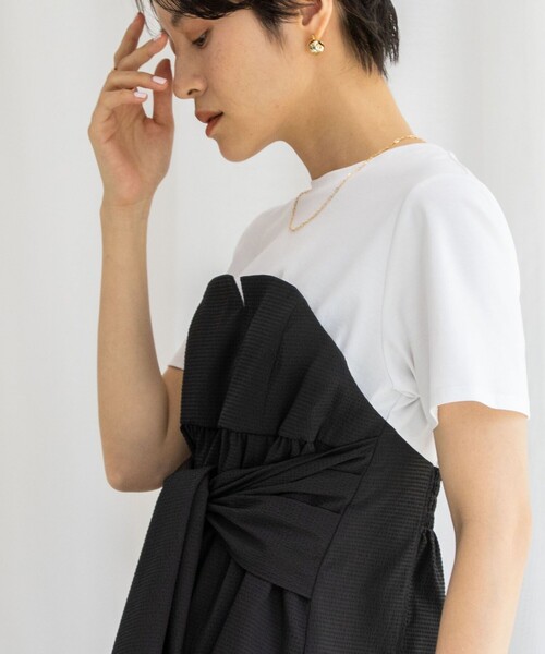 美品『NOLLEY'』【38】カットソーネイビー/綿100%/インナー/T32 NOLLEY'S 「NOLLEY'S」 半袖カットソー 38 ネイビー レディース