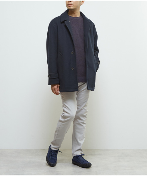 MEN'S MELROSE パンツ 逆綾ハイパーストレッチ裏起毛スリムテーパード5