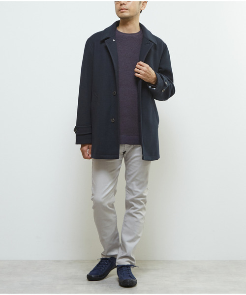 MEN'S MELROSE パンツ 逆綾ハイパーストレッチ裏起毛スリムテーパード5
