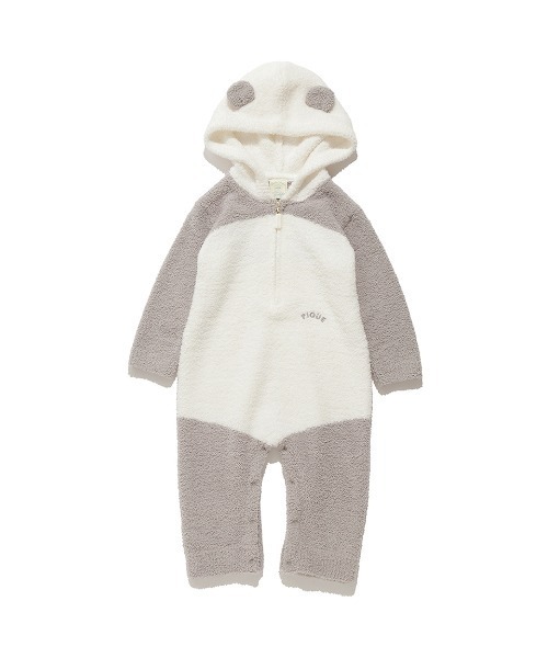 Auroraさん専用　ジェラートピケ　パウダーアニマルロンパース 限定カラーあり】【BABY】パウダーアニマルロンパース(ロンパース