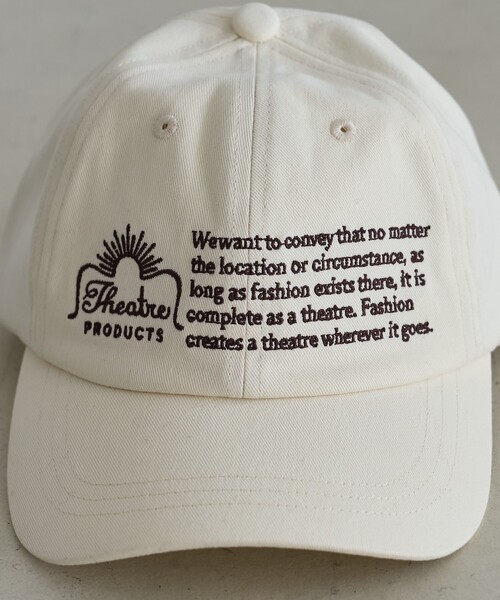 ciatre シアター キャップ　ベージュ ciatre logo cap | ciatre