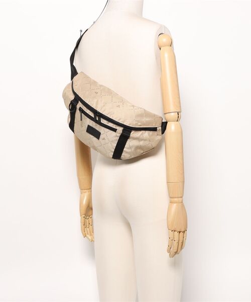 MLB バシティ ナイロン バックパック BOS (D.Beige) NEW ERA ウエストポーチ ニューエラ ウエストバッグ ナイロン