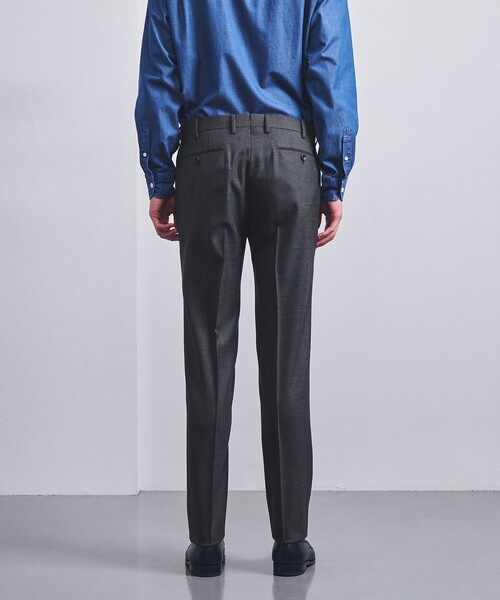 UNITED ARROWS スラックス サージ ノープリーツ メンズ