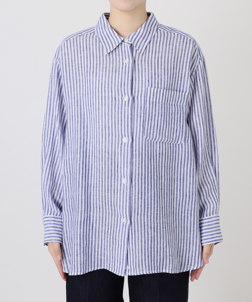 B.C STOCK 2wayフレンチリネンシャツ B.C STOCK｜《追加4》手洗い可 / 2wayフレンチリネンシャツ