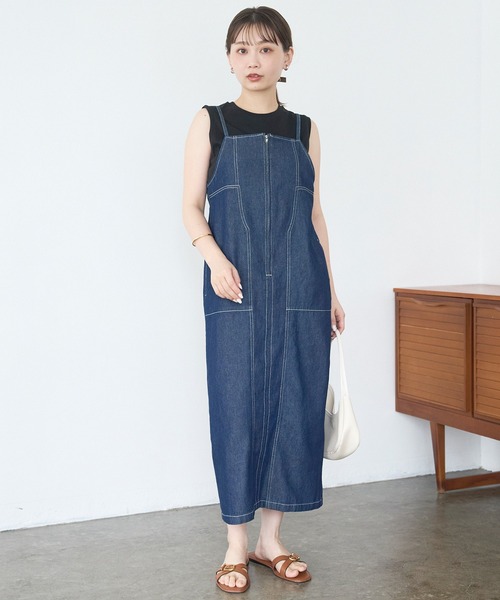 Yamachan82phenix ワンピース LAVEANGE ワンピース デニムキャミワンピース : ZOZOTOWN Yahoo