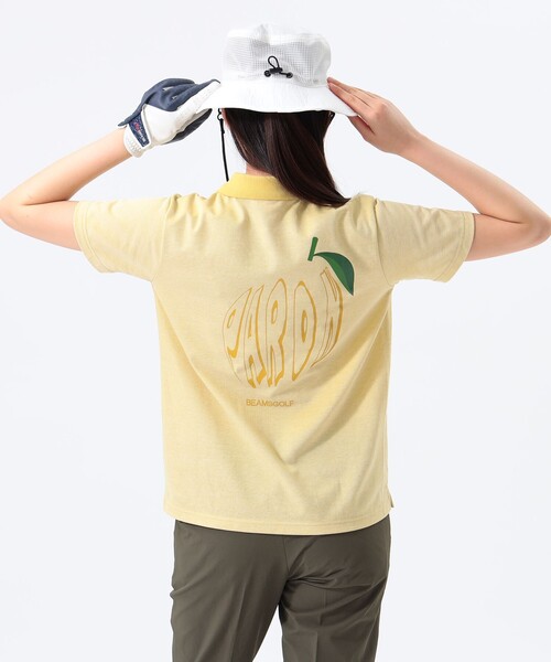 ポロシャツ ポロ 「UVカット/吸水速乾」「WOMEN」ORANGE LABEL / レモンロゴ ポロシャツ レディース BEAMS GOLF ポロシャツ ポロ 「UVカット/吸水速乾」「WOMEN