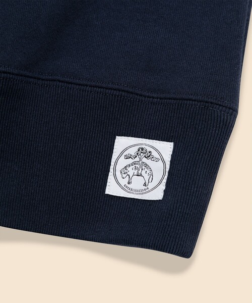 BROOKS BROTHERS コットンフレンチテリー　ロゴ　スウェットシャツ コットンフレンチテリー ロゴ スウェットシャツ | Brooks