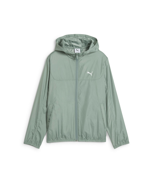 Puma ピステ・ウィンドブレーカー グレー/ミント PUMA（プーマ） ブルゾン アウター キッズ ESS レギュラー ウィンド