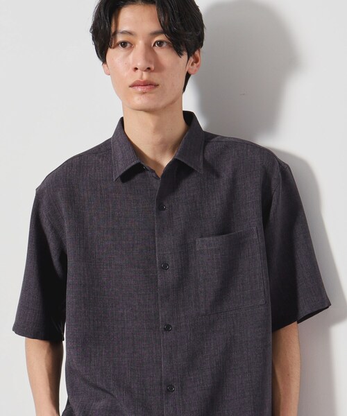 THE SHOP TK シャツ リネンライク半袖シャツ セットアップ可
