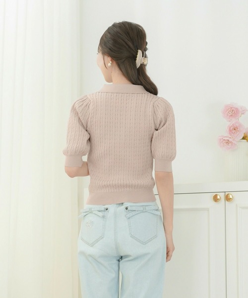 ベア刺繍クリーム色セーター 楽天市場】【サマーセール☆50%OFF】メッシュニット / 公式 CUBE