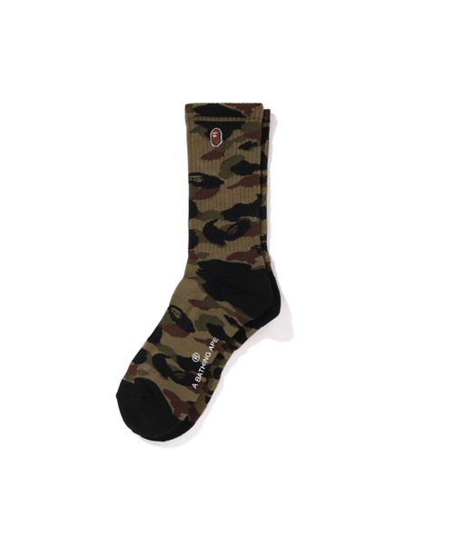 A BATHING APE（アベイシングエイプ） 靴下 1ST CAMO APE HEAD ONE 