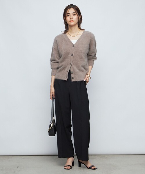 「NOLLEY'S Sophi」 ニットカーディガン 38 ベージュ レディース_画像2