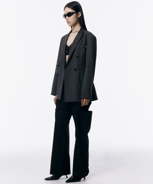 【新品】josemoon スリットスリムパンツ JOSE MOON（ジョゼムーン） スラックス パンツ SLIT SLIM PANTS