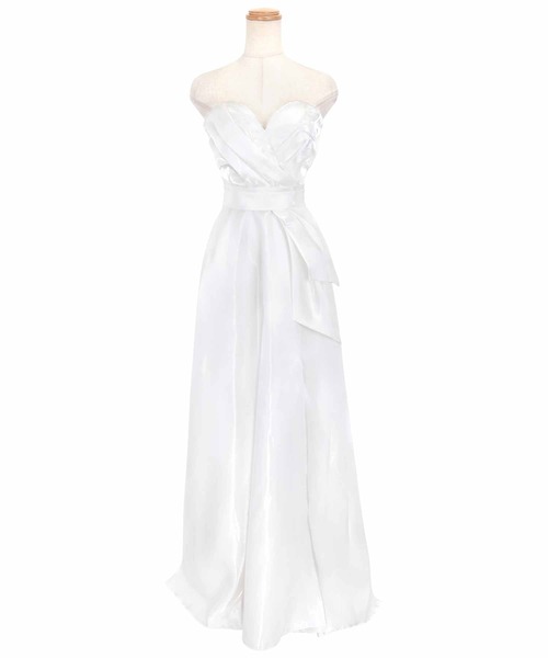 Tika（ティカ） ドレス キャバドレス ロング フレア ハートカット ベア