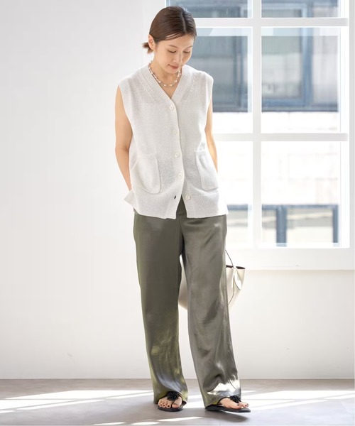 日本全国送料無料商品人気ランキング IENA パンツ ドレープサテンパンツ レディース : ZOZOTOWN Yahoo パンツ