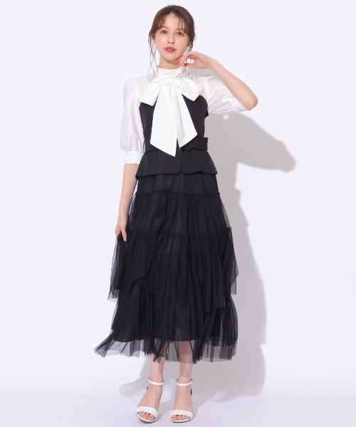 新品　今季　完売品　VALERIANE ビスチェ切替ワンピース VALERIANE ビスチェ切替ワンピース | DRESS,DRESS | ROOM903 online