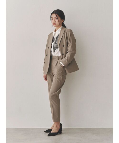 ブラウス シャツ レースドッキングダブルジップシャツ レディース TONAL ブラウス シャツ レースドッキングシャツ レディース