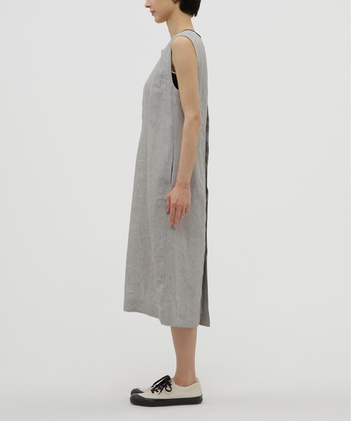 美品 MHL. マーガレットハウエル YARN DYE DRY ワンピース MARGARET HOWELL ワンピース YARN DYED LINEN : ZOZOTOWN Yahoo