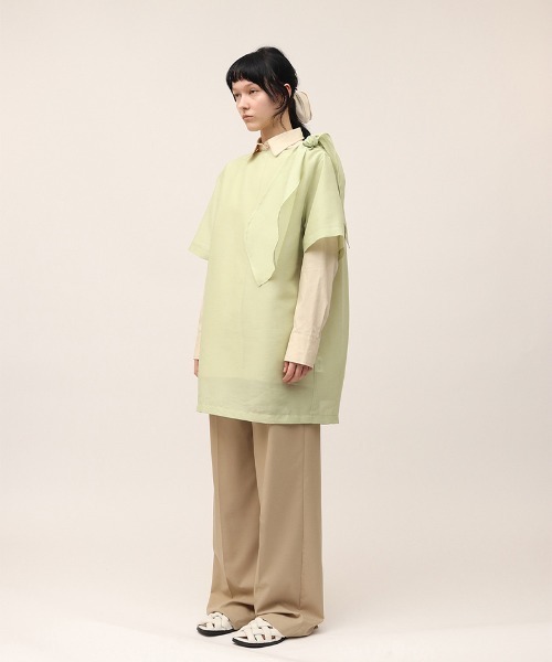 leinwande（ラインヴァンド） ワンピース 「leinwande」Ribbon Organdy